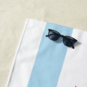 シカゴ市国旗(イリノイ) ビーチタオル (インサイチュ)