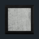 シカゴ市地図のスケッチ ギフトボックス<br><div class="desc">シカゴ市地図のスケッチ。アーティスト： Vision Studio.画像ID: 64744Z</div>