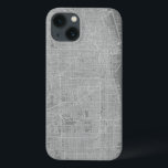 シカゴ市地図のスケッチ iPhone 13ケース<br><div class="desc">シカゴ市地図のスケッチ。アーティスト： Vision Studio.画像ID: 64744Z</div>