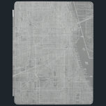 シカゴ市地図のスケッチ iPadスマートカバー<br><div class="desc">シカゴ市地図のスケッチ。アーティスト： Vision Studio.画像ID: 64744Z</div>