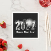 シカゴ市新年2027 スタンダードカクテルナプキン (インサイチュ)