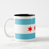 シカゴ市旗 ツートーンマグカップ (左)