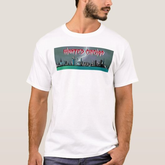 シカゴ幽霊のよく出るメンズTシャツ Tシャツ (正面)