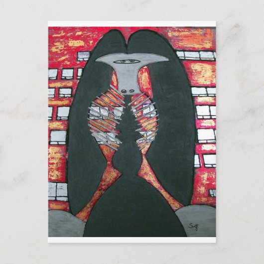 シカゴ彫刻 ポストカード (正面)