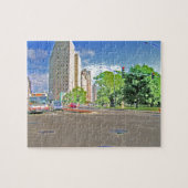 シカゴ忙し午後 ジグソーパズル (横)