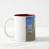 シカゴ忙し午後 ツートーンマグカップ (左)