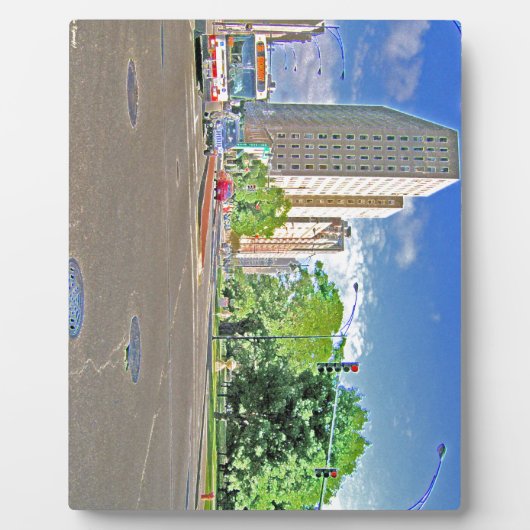 シカゴ忙し午後 フォトプラーク (正面)