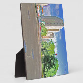 シカゴ忙し午後 フォトプラーク (側面)