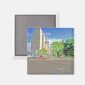 シカゴ忙し午後 マグネット (正面/裏面)