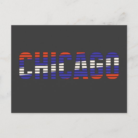 シカゴ愛国的なポストカード ポストカード (正面)