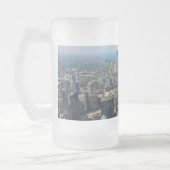 シカゴ曇りマグカップの上 フロストグラスビールジョッキ (左)