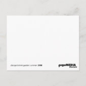 シカゴ植物園：：岩道 ポストカード (裏面)