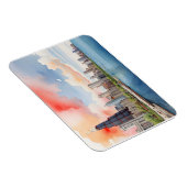 シカゴ水彩画 マグネット (右側)