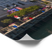 シカゴ海軍埠頭の眺め ポスター (角)