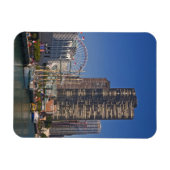 シカゴ海軍埠頭の眺め マグネット (横)