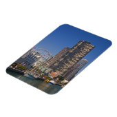 シカゴ海軍埠頭の眺め マグネット (左側)