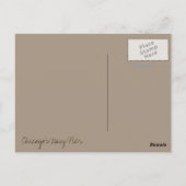 シカゴ海軍埠頭 ポストカード (裏面)