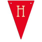 シカゴ深いディッシュピザパーティーハッピーバースデー バンティングフラッグ (第2の旗)