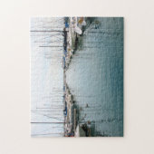 シカゴ港-残りのパズルのヨット ジグソーパズル (縦)