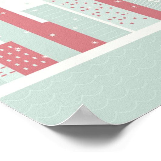 シカゴ発のメリークリスマス ポスター (角)