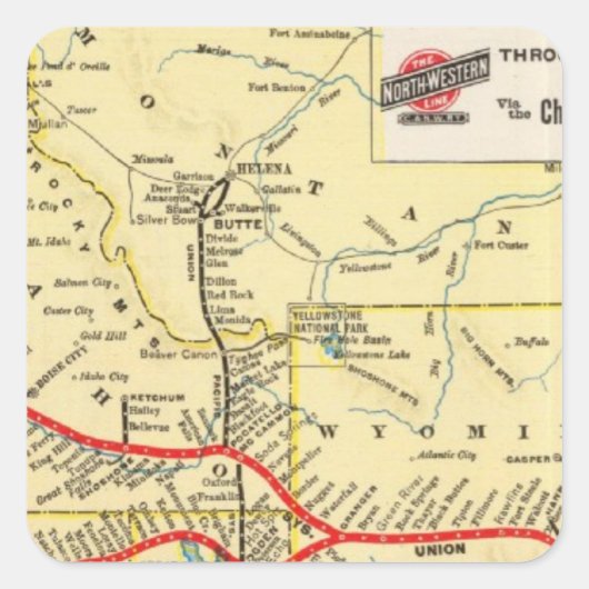 シカゴ発の列車 スクエアシール (正面)