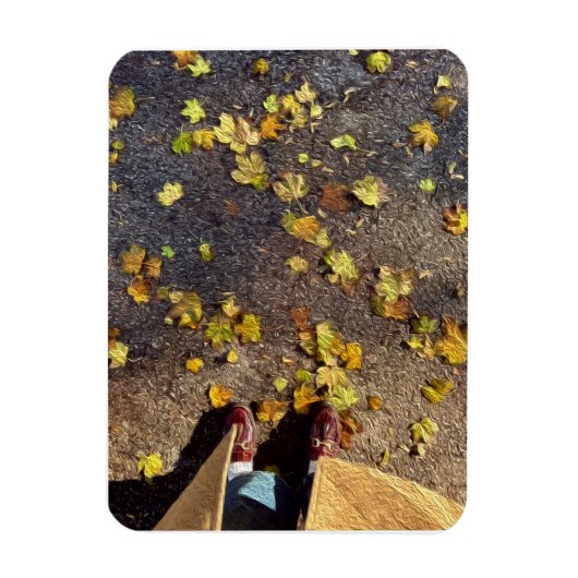 シカゴ秋グリーティングカード マグネット (縦)