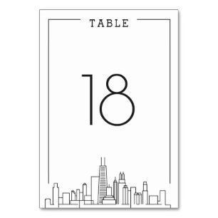 シカゴ結婚の  テーブル番号