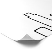 シカゴ結婚の | 12テーブル座席表 ポスター (角)