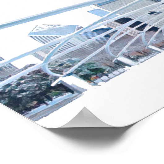 シカゴ結婚スカイラインの歓迎サイン ポスター (角)