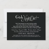 シカゴ結婚スカイラインバチェロレッテホワイト 招待状 (裏面)