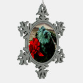 シカゴ美術研究所のノースライオン スノーフレークピューターオーナメント (左)