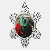 シカゴ美術研究所のノースライオン スノーフレークピューターオーナメント (右)