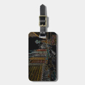 シカゴ美術研究所LIONS MICHIGAN AVE NEON 1930 ラゲッジタグ (正面縦)