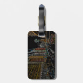 シカゴ美術研究所LIONS MICHIGAN AVE NEON 1930 ラゲッジタグ (裏面縦)