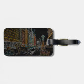 シカゴ美術研究所LIONS MICHIGAN AVE NEON 1930 ラゲッジタグ (裏面横)