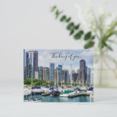 シカゴ考えるハーバーズオブユー葉書 ポストカード (スタンド正面)