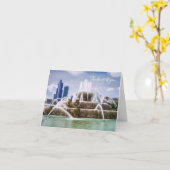 シカゴ考えるバッキンガムの名刺 カード (黄色い花)