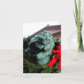 シカゴ芸術研究所の南ライオン カード (正面)