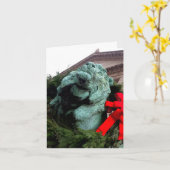 シカゴ芸術研究所の南ライオン カード (黄色い花)