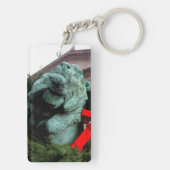 シカゴ芸術研究所の南ライオン キーホルダー (裏面)