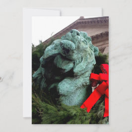 シカゴ芸術研究所の南ライオン サンキューカード