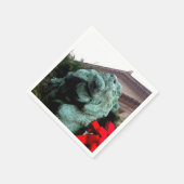 シカゴ芸術研究所の南ライオン スタンダードカクテルナプキン (角)