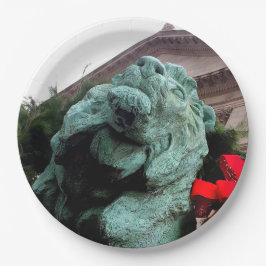 シカゴ芸術研究所の南ライオン ペーパープレート