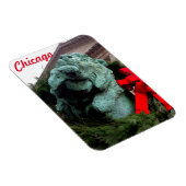 シカゴ芸術研究所の南ライオン マグネット (右側)