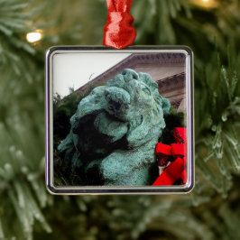 シカゴ芸術研究所の南ライオン メタルオーナメント