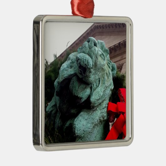 シカゴ芸術研究所の南ライオン メタルオーナメント (右)