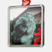 シカゴ芸術研究所の南ライオン メタルオーナメント (左)