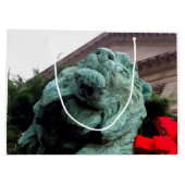 シカゴ芸術研究所の南ライオン ラージペーパーバッグ (裏面)