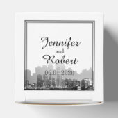 シカゴ行き先結婚式のお願いボックス フェイバーボックス (上部)