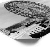 シカゴ観覧車 – 1893 Columbian Exposition ポスター (角)